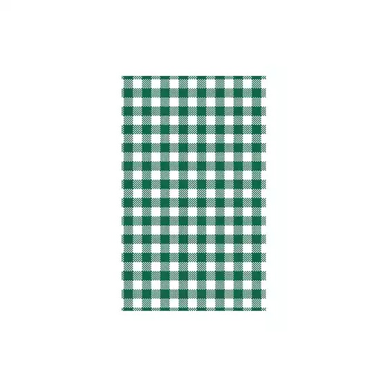 Gingham Greaseproof Paper 190x310mm 200/pk - Green